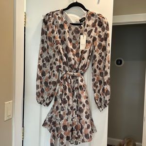 Multi print midi dress